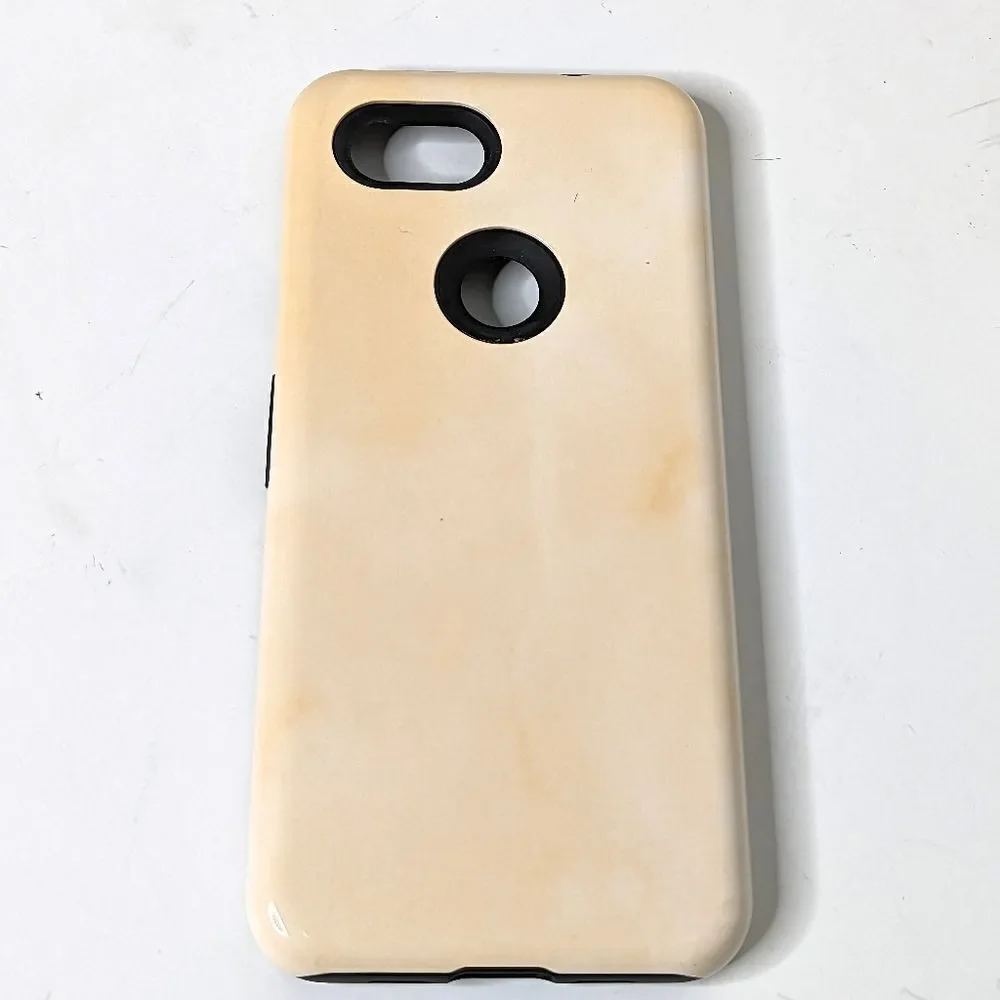 Society6 Pixel 3a Soft Peach Tie Dye Pattern Phone Case